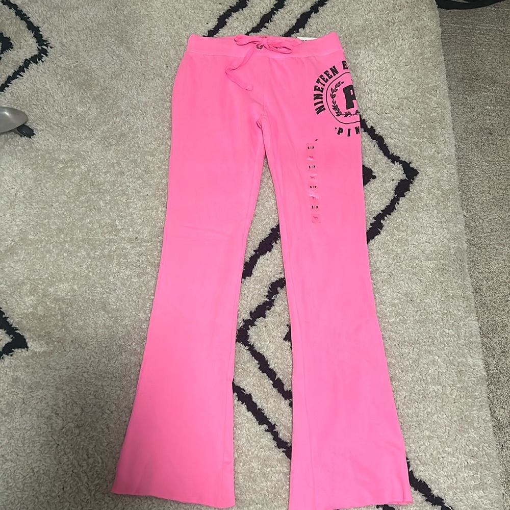 PINK flare pink pants